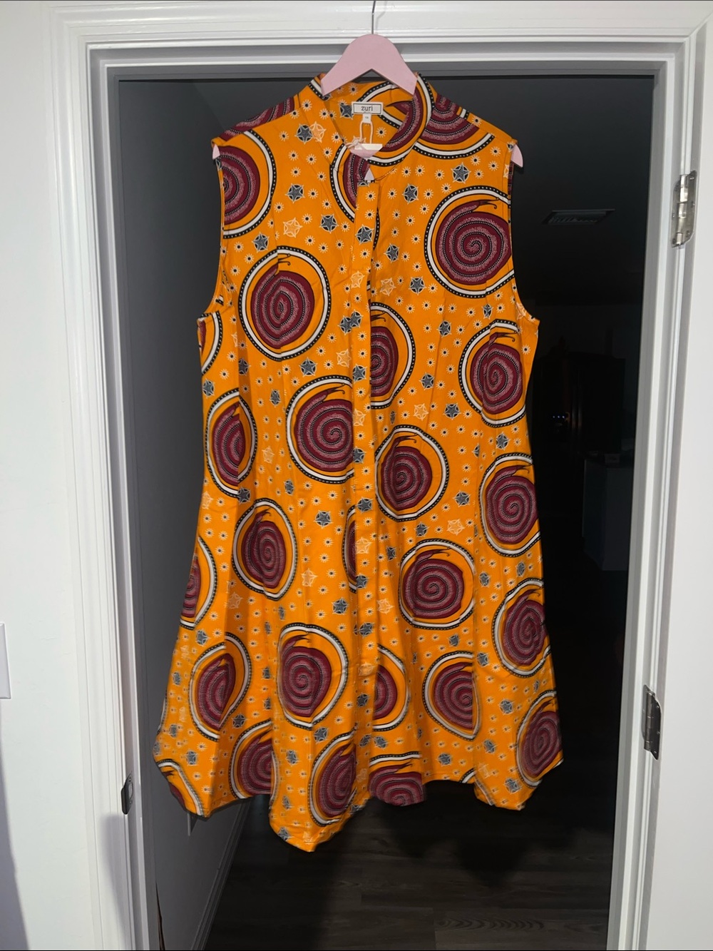 ZURI Kenya Snail Mail Sleeveless Dress